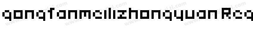 gongfanmeilizhongyuan Regular字体转换